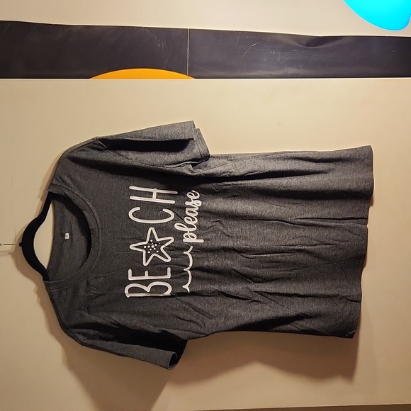 Beach please tee shirt - Picture 1 of 4